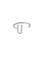 Design Letters Ring Silver A-Z U – kuva 3