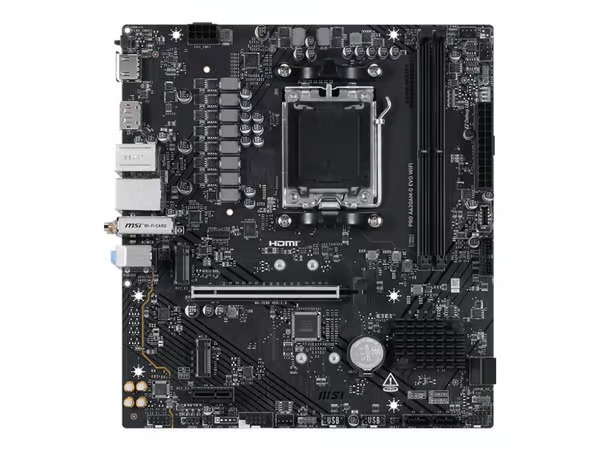 MSI Pro A620AM-G EVO WIFI AMD A620A Socket AM5 micro ATX