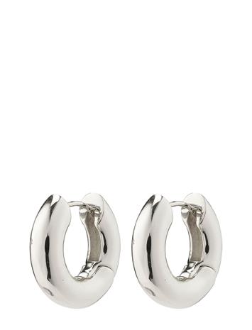 Pilgrim Aica Recycled Chunky Hoop Earrings - Silver - ONE SIZE