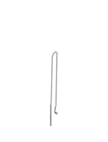 Design Letters Earring Chain Silver
