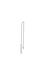 Design Letters Earring Chain Silver – kuva 3