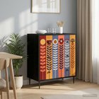 vidaXL Laukkaava ESSEN Auringonkukka-kuvio 66 x 36,5 x 76 cm