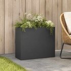 vidaXL Puutarha ruukku Antrasiitti 50 x 20 x 40 cm