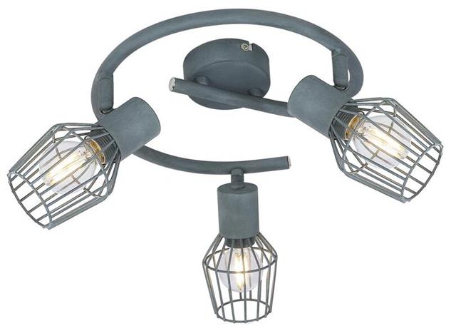 Kohdevalo VIKING 3xE14/40W/230V harmaa