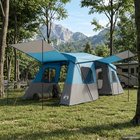 vidaXL 3 hengelle 3-hengen Sininen 185T Polyesteri PU-pinnoitteella