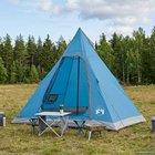 vidaXL 3 hengelle Sininen 185T Polyesteri PU-pinnoitteella