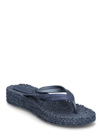 Ilse Jacobsen Flip Flops On Platform Sole - Blue - 41