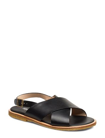 ANGULUS Sandals - Flat - Open Toe - Op - Black - 42