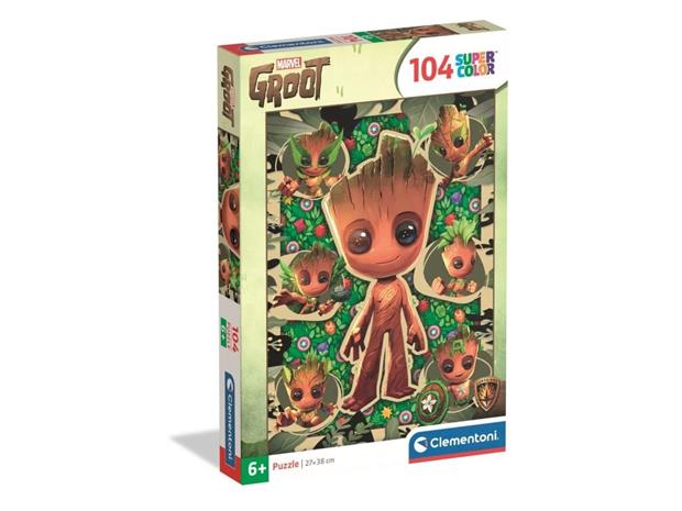 Clementoni Puzzle SuperColor Marvel Groot 104 palaa (25051)