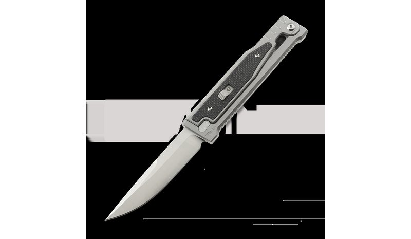 Reate OG EXO Elmax Drop Point veitsi, Black Micarta