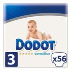 kertakäyttövaipat sensitive dodot koko 3