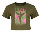 Nirvana - In Utero - T-paita - Naiset - Oliivi