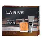 Setti La Rive Heroic Man miehille: eau de toilette EDT, 100 ml + suihkugeeli, 100 ml