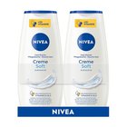 Suihkugeelisarja Nivea Creme Soft, 250 ml, 2 kpl.