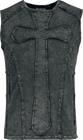 Poizen Industries - Crux Noctis Vest Mens Grey Stonewash - Tank-toppi - Miehet - Harmaa