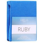 Amelia Home froteelakana kuminauhalla Ruby, 140–160x200+30 cm, sininen