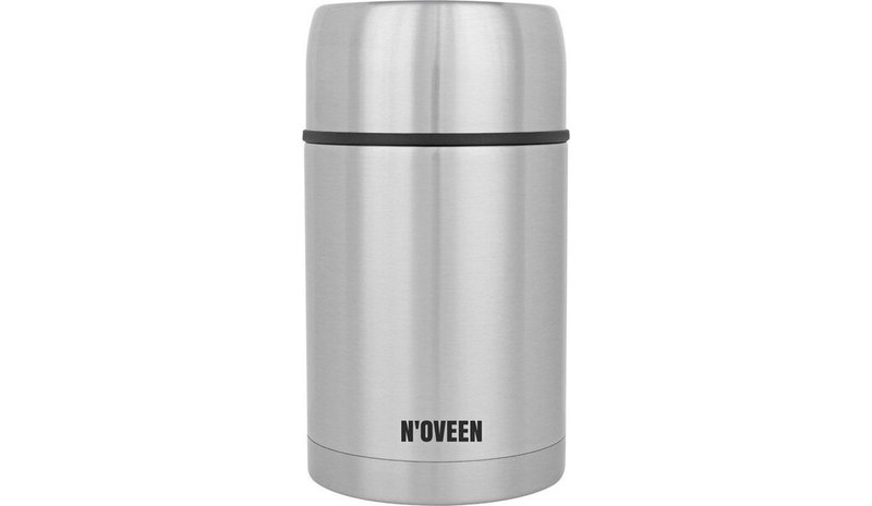 N'oveen ruokatermos TB951, hopeanvärinen