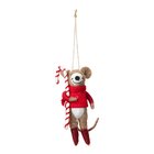 Holmen - Nils joulukoriste koala 13 cm villa/punainen