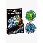 Beyblade X Circle Ghost 4-60LR UX & Hack Viking 4-550 UX Spinnerit 2-pack