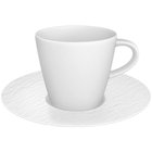 Villeroy & Boch Manufacture Rock Kahvikuppi Pikkulautasella - Kahvikupit Posliini Valkoinen - 300598-300599