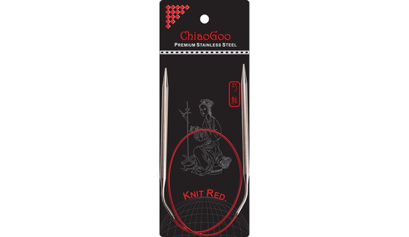 SS Red Pyöröpuikot 60 cm/4 mm Chiaogoo