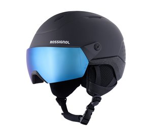 Rossignol Whoopee Visor, laskettelukypärä visiirillä, musta
