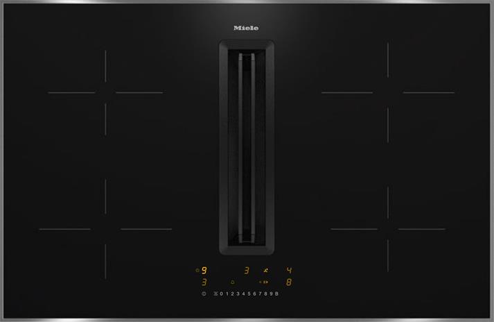 Miele KMDA 7272-1 FR Silence, induktiotaso jossa liesituuletin