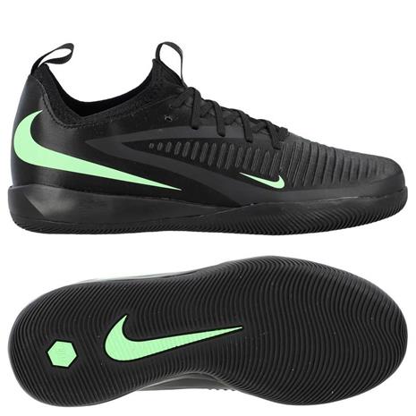 Nike Phantom 6 Low Cut Academy Shadow IC - Musta/Illusion Green Lapset