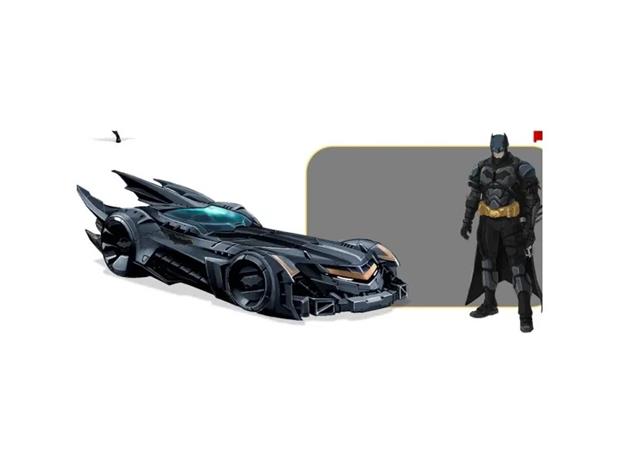 Batman & DC Universe Batman Batmobile w. 30 cm Figure
