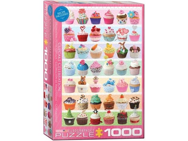 Eurographics Puzzle 1000 Makeat kuppikakut