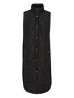 KAFFE Kameria Quilted Waist Coat - BLACK DEEP - 40