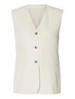 SELECTED Slfellie Vest - EGRET - 34