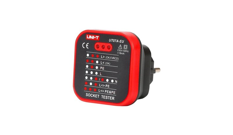 UNI-T UT07A-EU power outlet tester