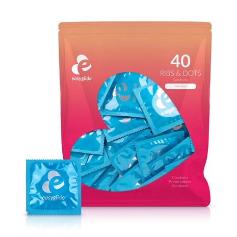 Ribs & Dots Condoms 40-pack Kondomit