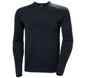 Helly Hansen Lifa Merino Knitevo Crew, miesten, musta