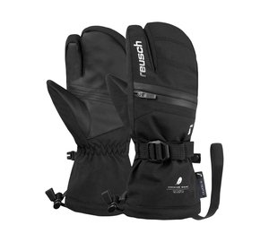 Reusch Lan R-TexÂ® XT, 3-sormiset lasketteluhanskat, junior, musta