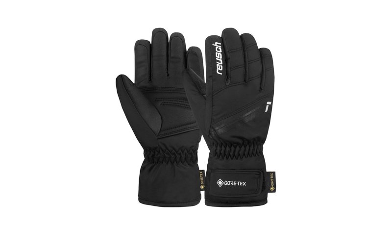 Reusch Tommy GTX, lasketteluhanskat, juniori, musta
