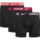 Nike Bokserit Advanced Micro Dri-FIT 3-pack - Musta/Bordeaux/Punainen