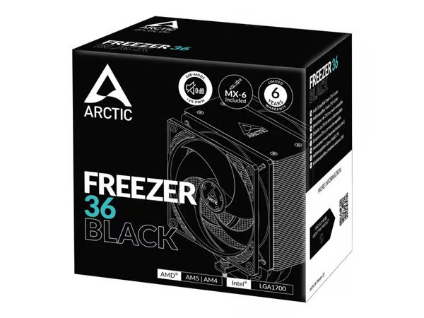 Arctic Freezer 36 (Black) - CPU-ilmanjäähdytin