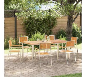 vidaXL Ulkoterassitarjotin 7 kpl 180 x 90 x 75 cm