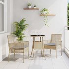 vidaXL 3 kpl Beige