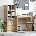 vidaXL Pöytä Sonoman tammi 125,5 x 50 x 127 cm 2 kpl