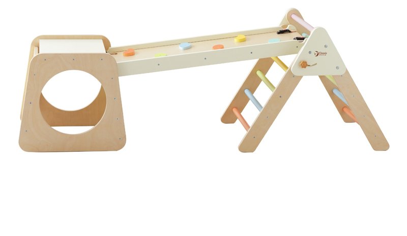 Classic World Wooden Climbing Set Foldable - 5-in-1