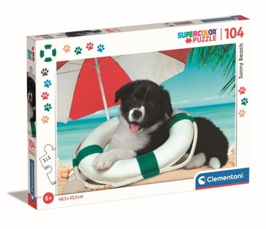 Palapeli Clementoni Puzzle 104 Super Color Sunny Beach - palapeli
