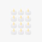 Bambu Lab Led Flame Tea Light Candle Set Warm Yellow (12pcs)