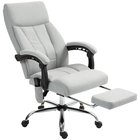 Toimistotuoli hieronta- ja lämmitystoiminnolla, jalkatuki, enintään 120 kg, harmaa