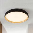 Lindby LED-kattovalaisin Jovian, musta, Ø 40 cm, CCT, himmennettävä