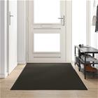vidaXL Ovenmatto Musta 120 x 300 cm 100% polyamidi