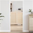 vidaXL Kääntöovet 2 kpl 90 x 40 cm Täysi mänty Luonnollinen