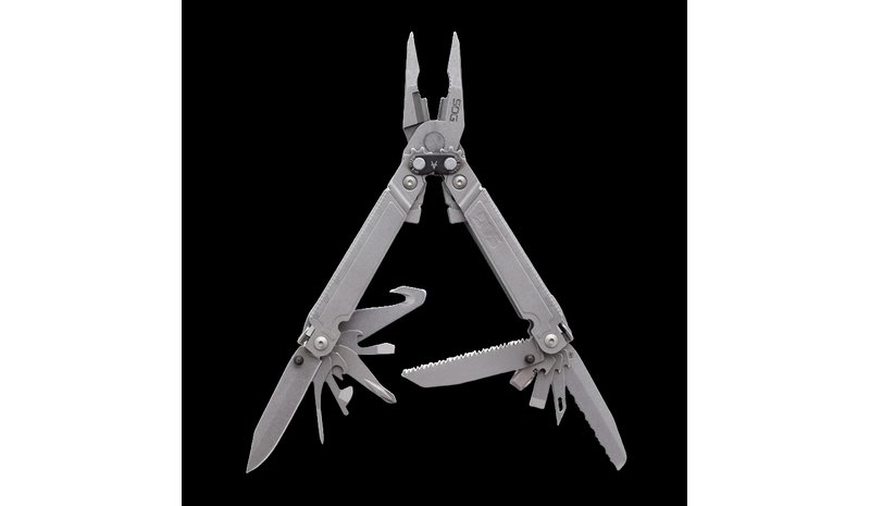 SOG PowerAccess Assist monitoimityökalu, stonewashed